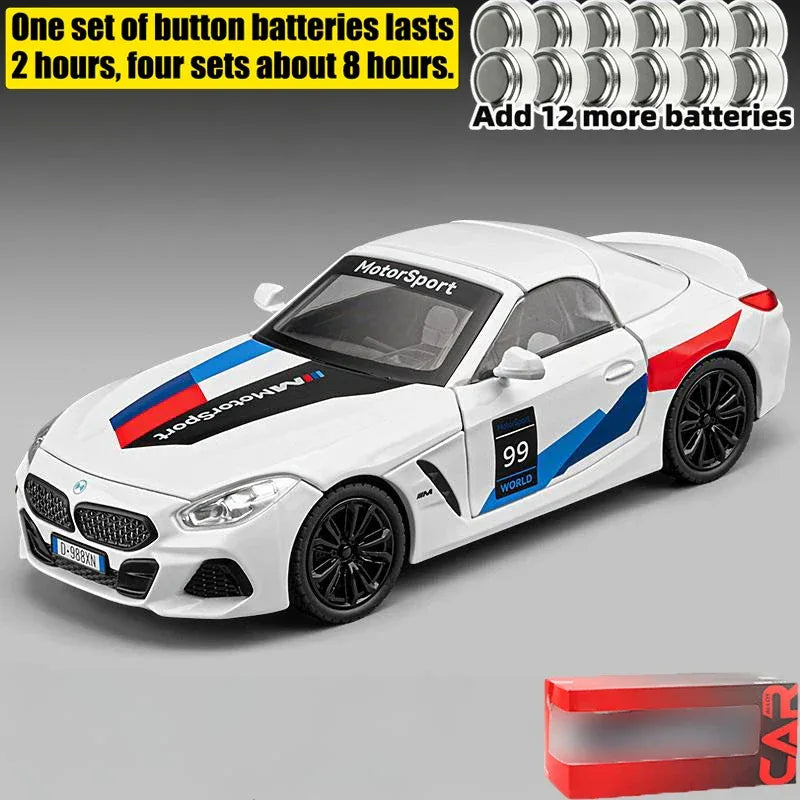 1:22 Scale Diecast BMW Z4 M40i Convertible Metal Car Model for Display - ToylandEU