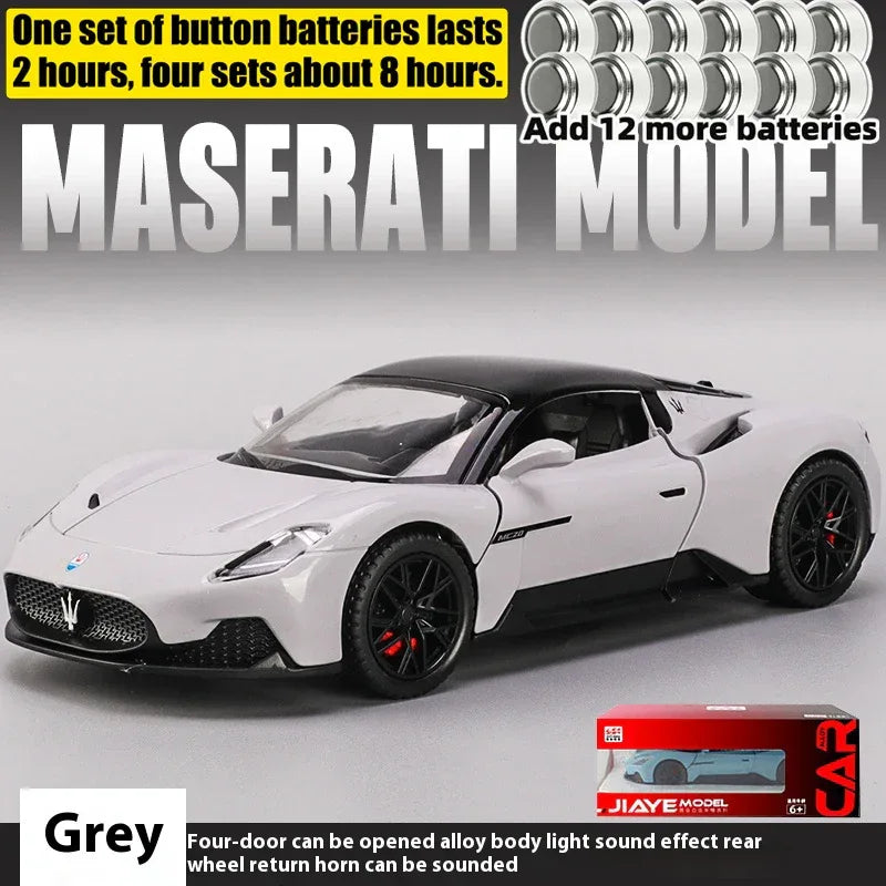 1:22 Scale Maserati MC20 Diecast Metal Model With Sound And Light - ToylandEU