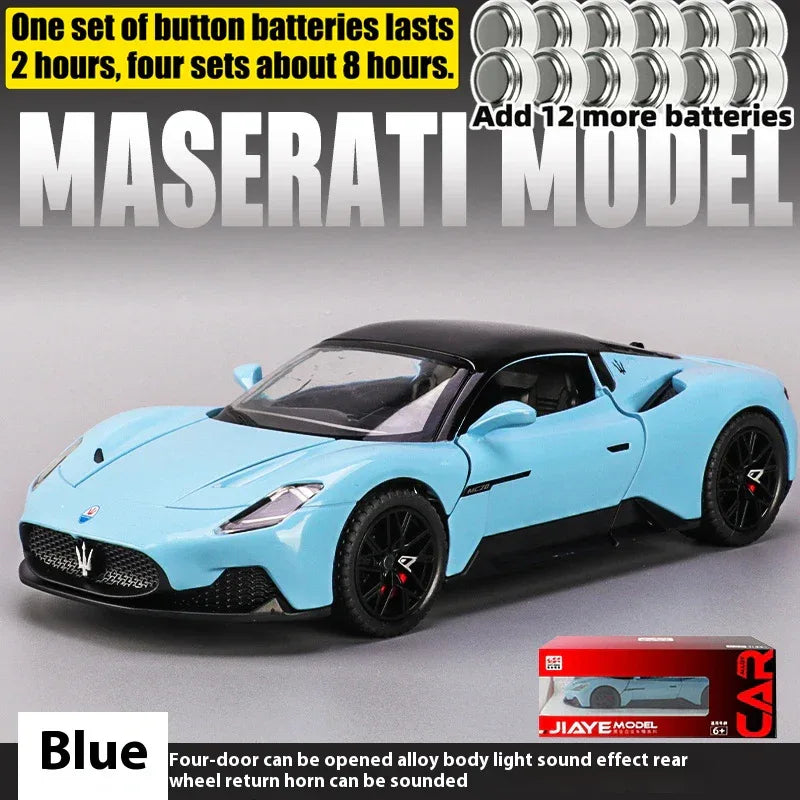 1:22 Scale Maserati MC20 Diecast Metal Model With Sound And Light - ToylandEU