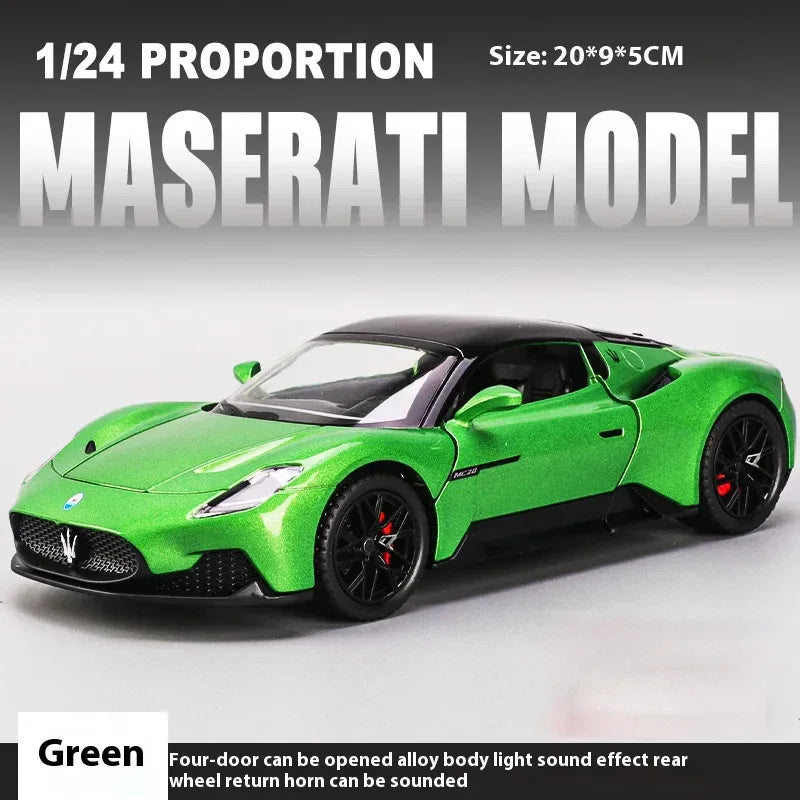 1:22 Scale Maserati MC20 Diecast Metal Model With Sound And Light - ToylandEU