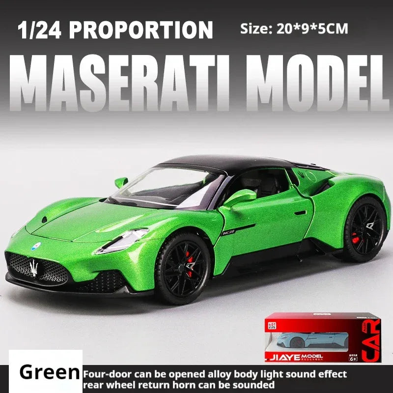 1:22 Scale Maserati MC20 Diecast Metal Model With Sound And Light - ToylandEU