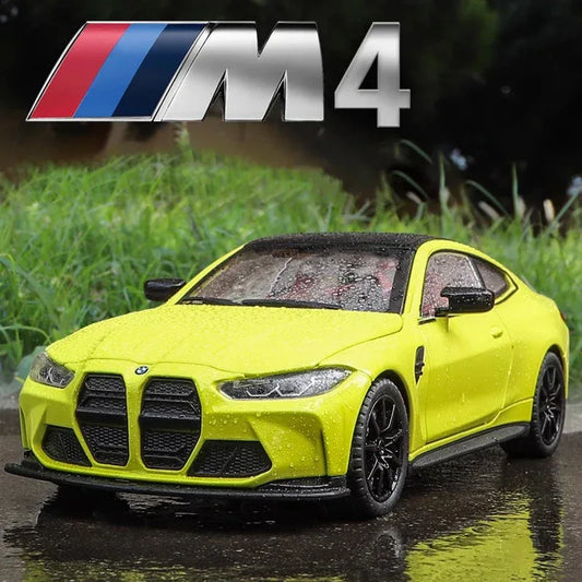 1:23 Diecast BMW M4 G82 Sound and Light Metal Car Model - ToylandEU