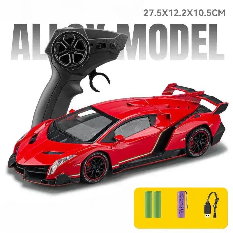  1 24 Alloy Diecast RC Veneno Car With Sound And Lights -  ToylandEU™