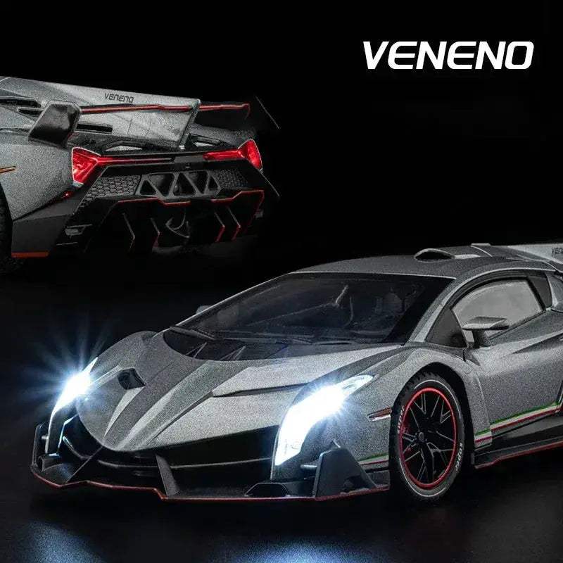  1 24 Alloy Diecast RC Veneno Car With Sound And Lights -  ToylandEU™