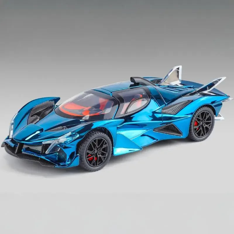 1:24 Apollo EVO Electroplate Diecast Metal Supercar With Sound And Light - ToylandEU