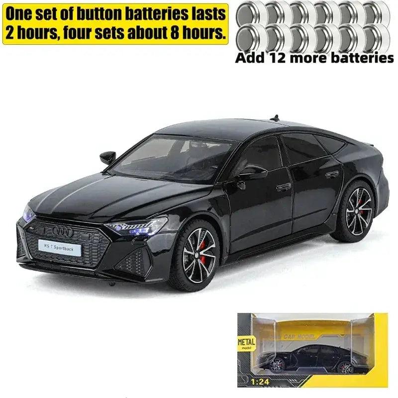  1:24 Audi RS7 Diecast Alloy Car With Sound -  ToylandEU™