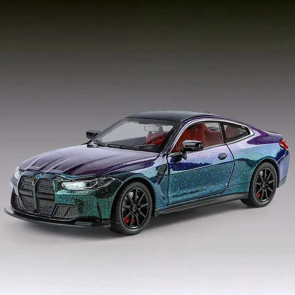  1:24 BMW M4 Alloy Diecast Model Car With Sound Light -  ToylandEU™