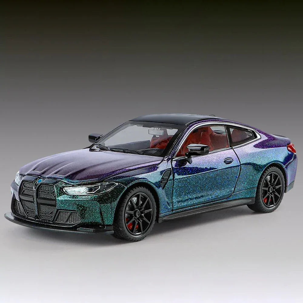 1:24 BMW M4 Diecast Metal Model Car With Sound And Light - ToylandEU