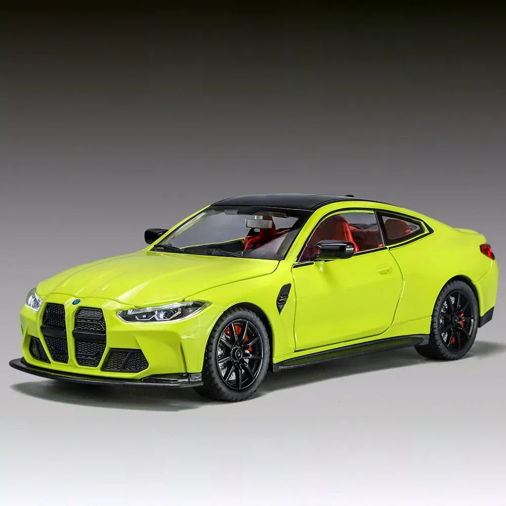 1:24 BMW M4 Diecast Metal Model Car With Sound And Light - ToylandEU