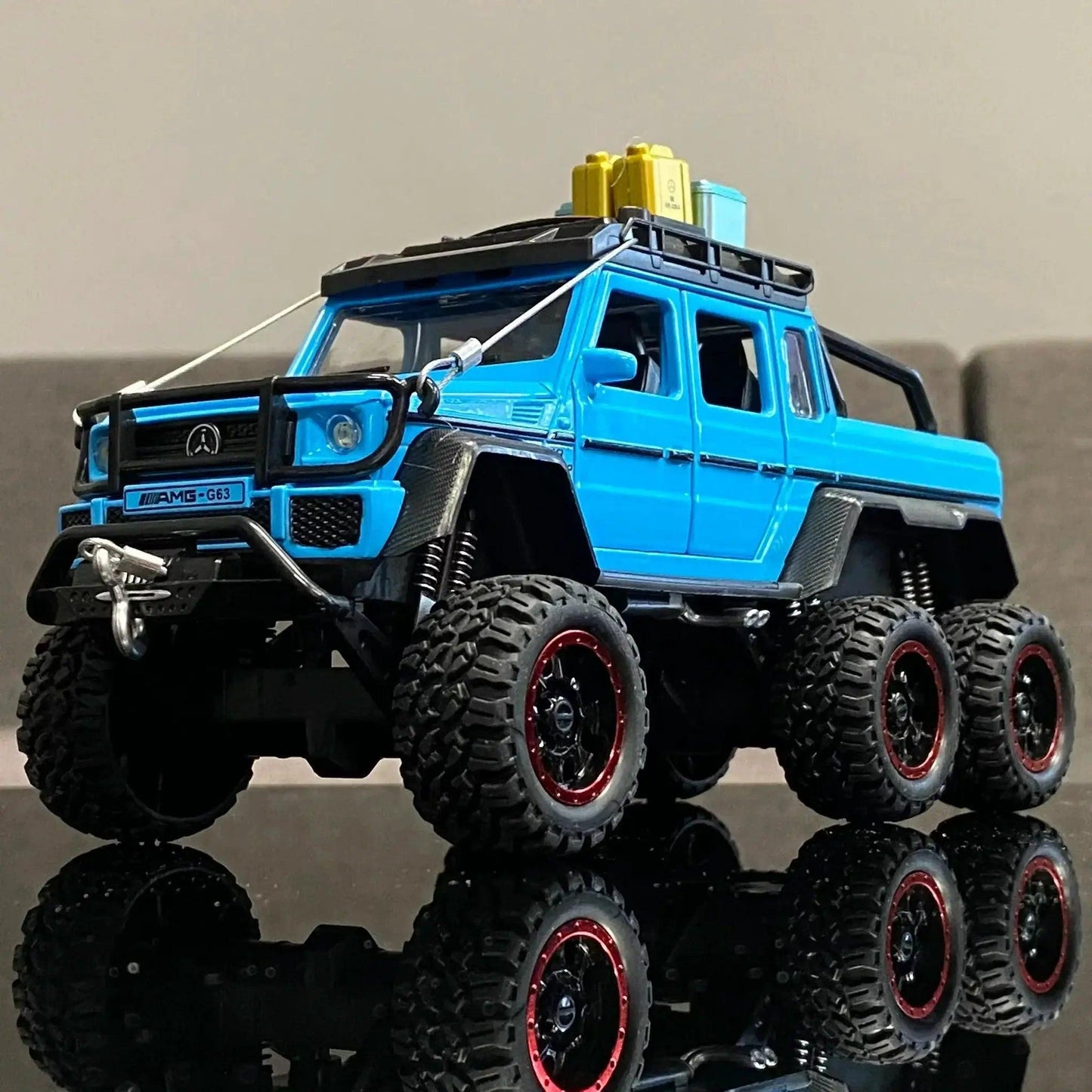  1 24 Benz G63 6x6 Diecast Metal Pull Back Offroad Toy -  ToylandEU™