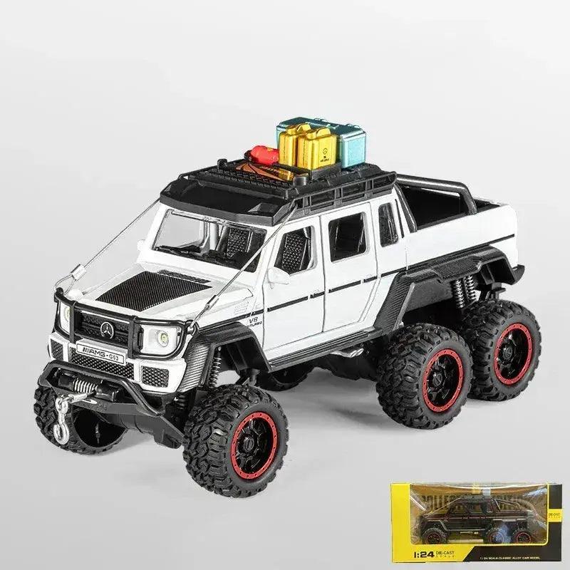  1 24 Benz G63 6x6 Diecast Metal Pull Back Offroad Toy -  ToylandEU™
