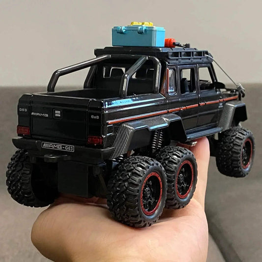  1 24 Benz G63 6x6 Diecast Metal Pull Back Offroad Toy -  ToylandEU™