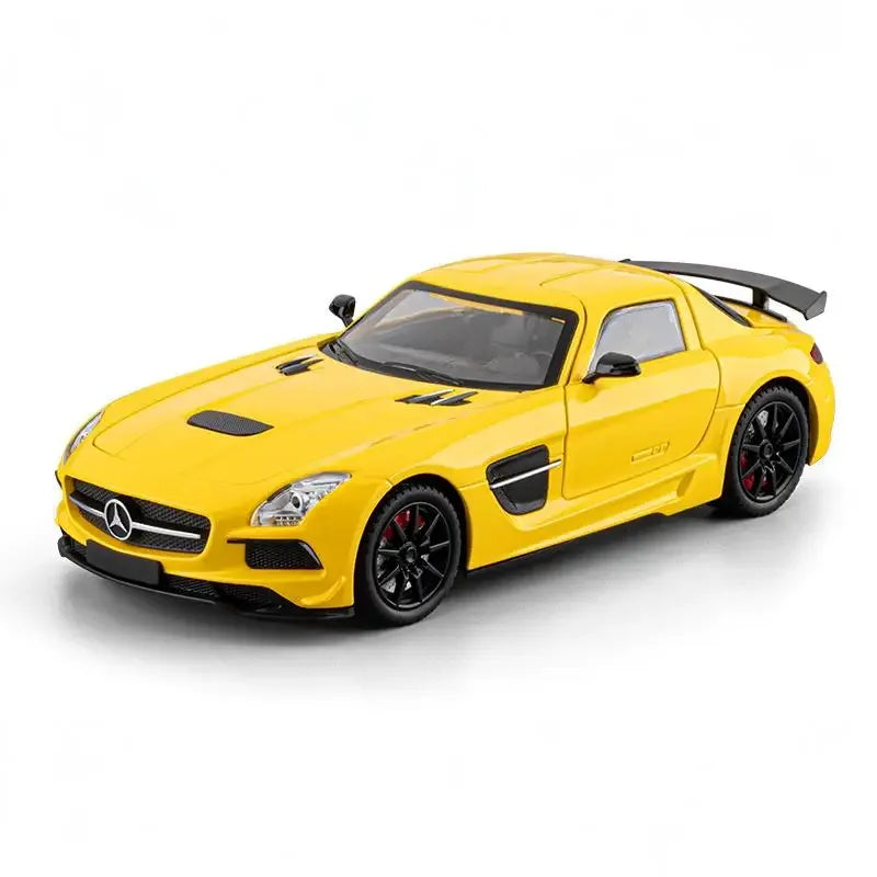 1:24 Benz SLS AMG Diecast Alloy Model Car With Sound And Light Pull Back - ToylandEU