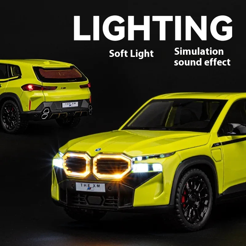 1:24 Diecast Alloy BMW XM Model Car With Sound And Light - ToylandEU