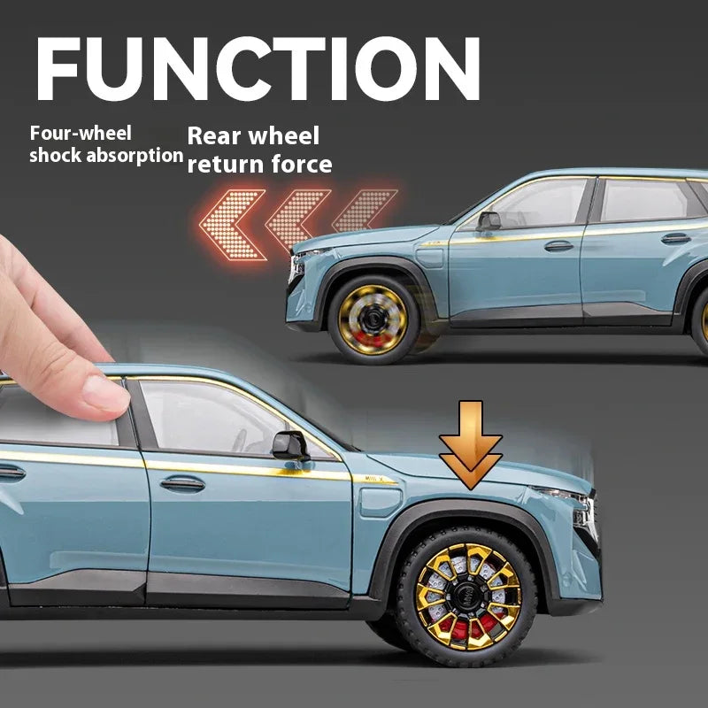 1:24 Diecast Alloy BMW XM Model Car With Sound And Light - ToylandEU