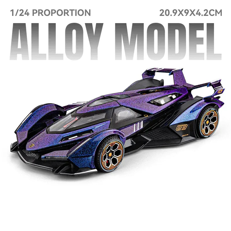 1:24 Diecast Alloy Car Model V12 Vision GT Gran Turismo Super Concept - ToylandEU
