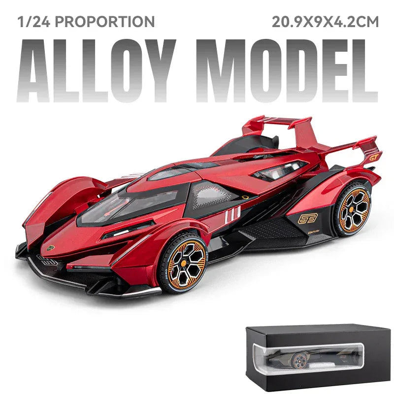 1:24 Diecast Alloy Car Model V12 Vision GT Gran Turismo Super Concept - ToylandEU