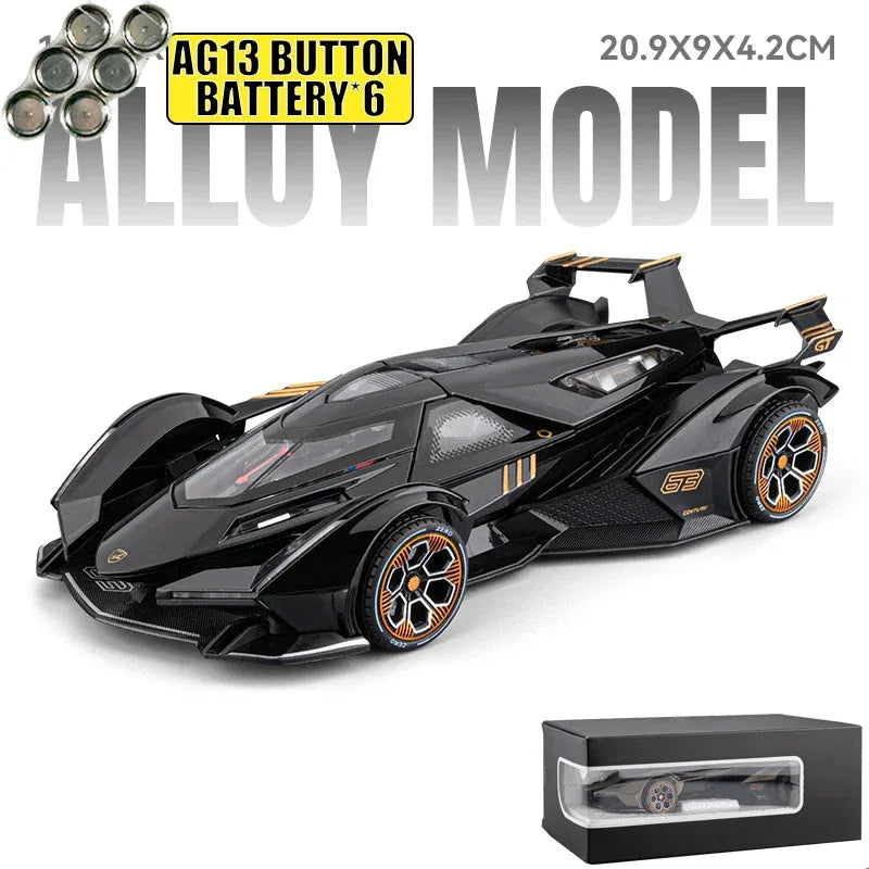 1:24 Diecast Alloy Car Model V12 Vision GT Gran Turismo Super Concept - ToylandEU