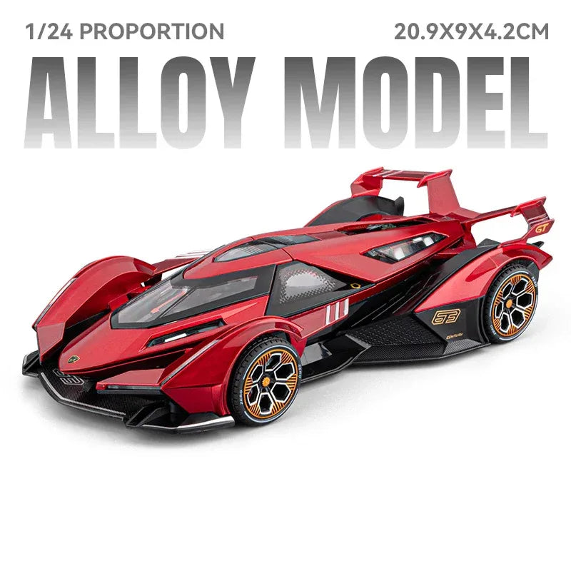 1:24 Diecast Alloy Car Model V12 Vision GT Gran Turismo Super Concept - ToylandEU
