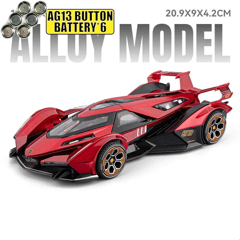 1:24 Diecast Alloy Car Model V12 Vision GT Gran Turismo Super Concept - ToylandEU