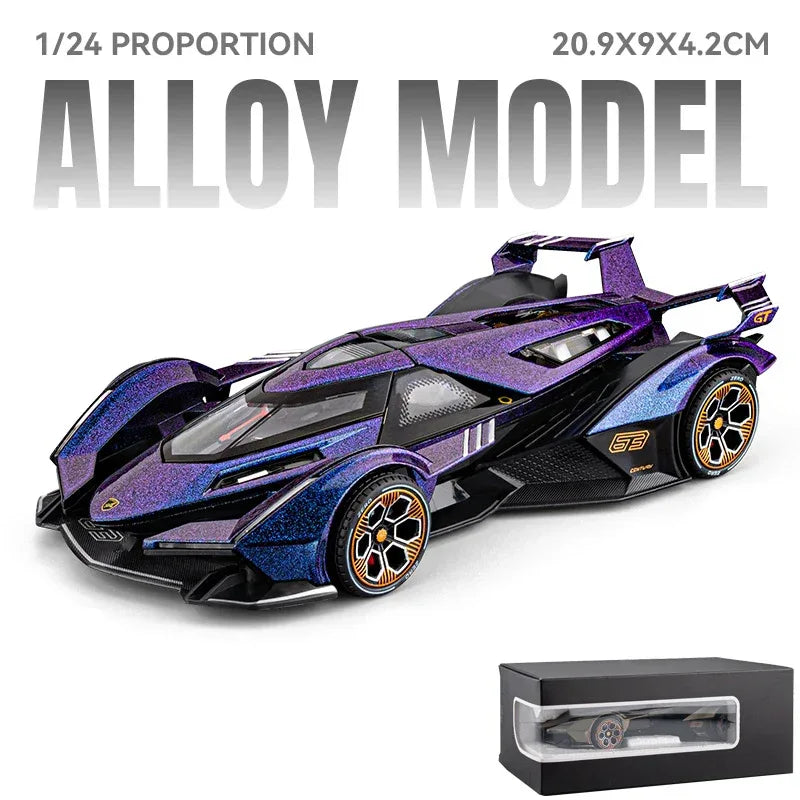 1:24 Diecast Alloy Car Model V12 Vision GT Gran Turismo Super Concept - ToylandEU