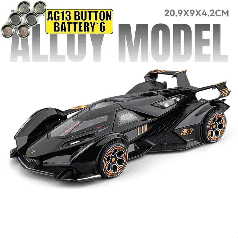 1:24 Diecast Alloy Car Model V12 Vision GT Gran Turismo Super Concept - ToylandEU