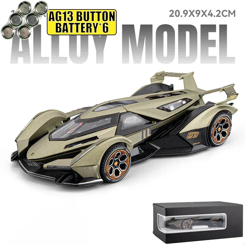 1:24 Diecast Alloy Car Model V12 Vision GT Gran Turismo Super Concept - ToylandEU