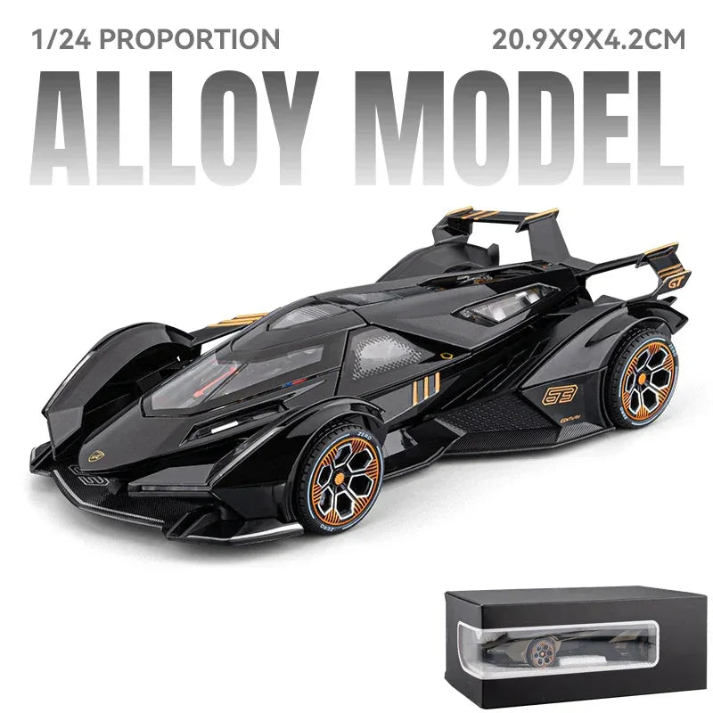 1:24 Diecast Alloy Car Model V12 Vision GT Gran Turismo Super Concept - ToylandEU