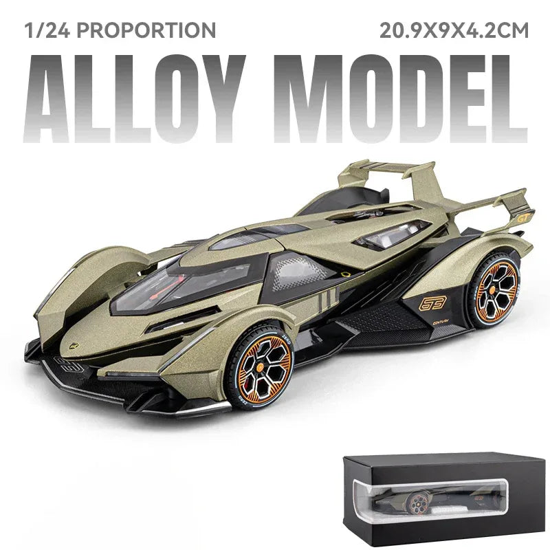 1:24 Diecast Alloy Car Model V12 Vision GT Gran Turismo Super Concept - ToylandEU