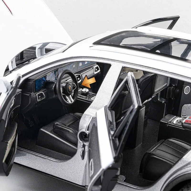 1:24 Diecast Alloy Model Car Hongqi EHS9 SUV With Sound And Light - ToylandEU