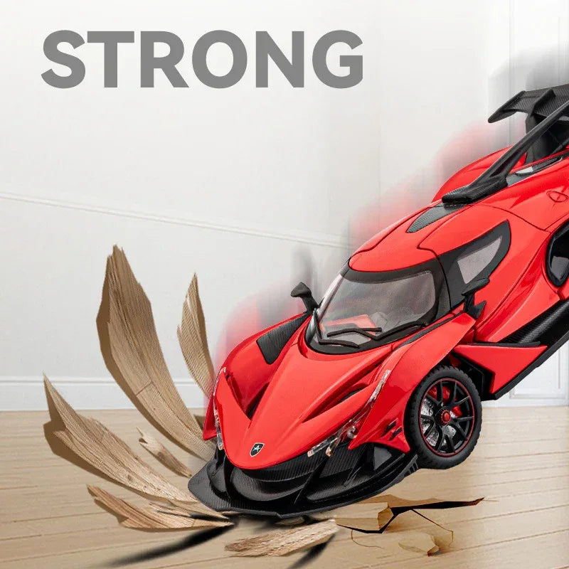 1:24 Diecast Apollo EVO Gumperts Car Red Metal And Plastic - ToylandEU