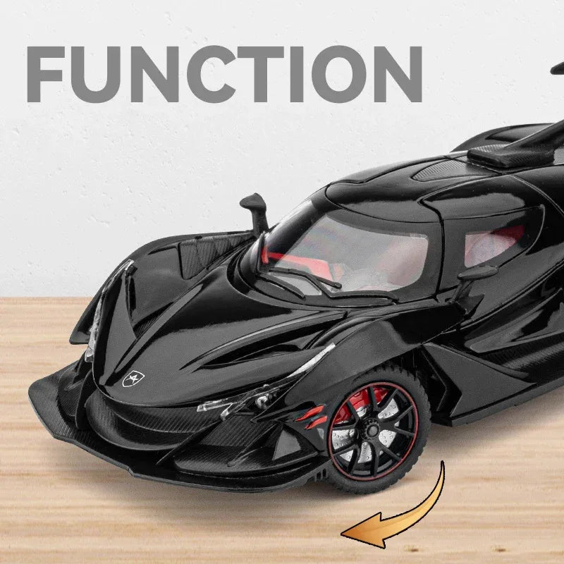 1:24 Diecast Apollo EVO Gumperts Car Red Metal And Plastic - ToylandEU