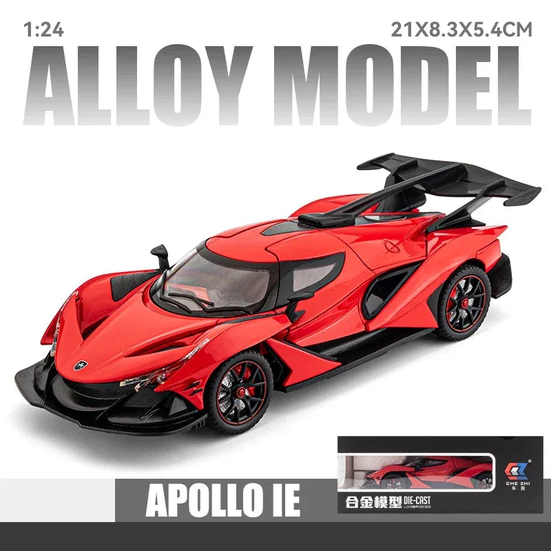 1:24 Diecast Apollo EVO Gumperts Car Red Metal And Plastic - ToylandEU