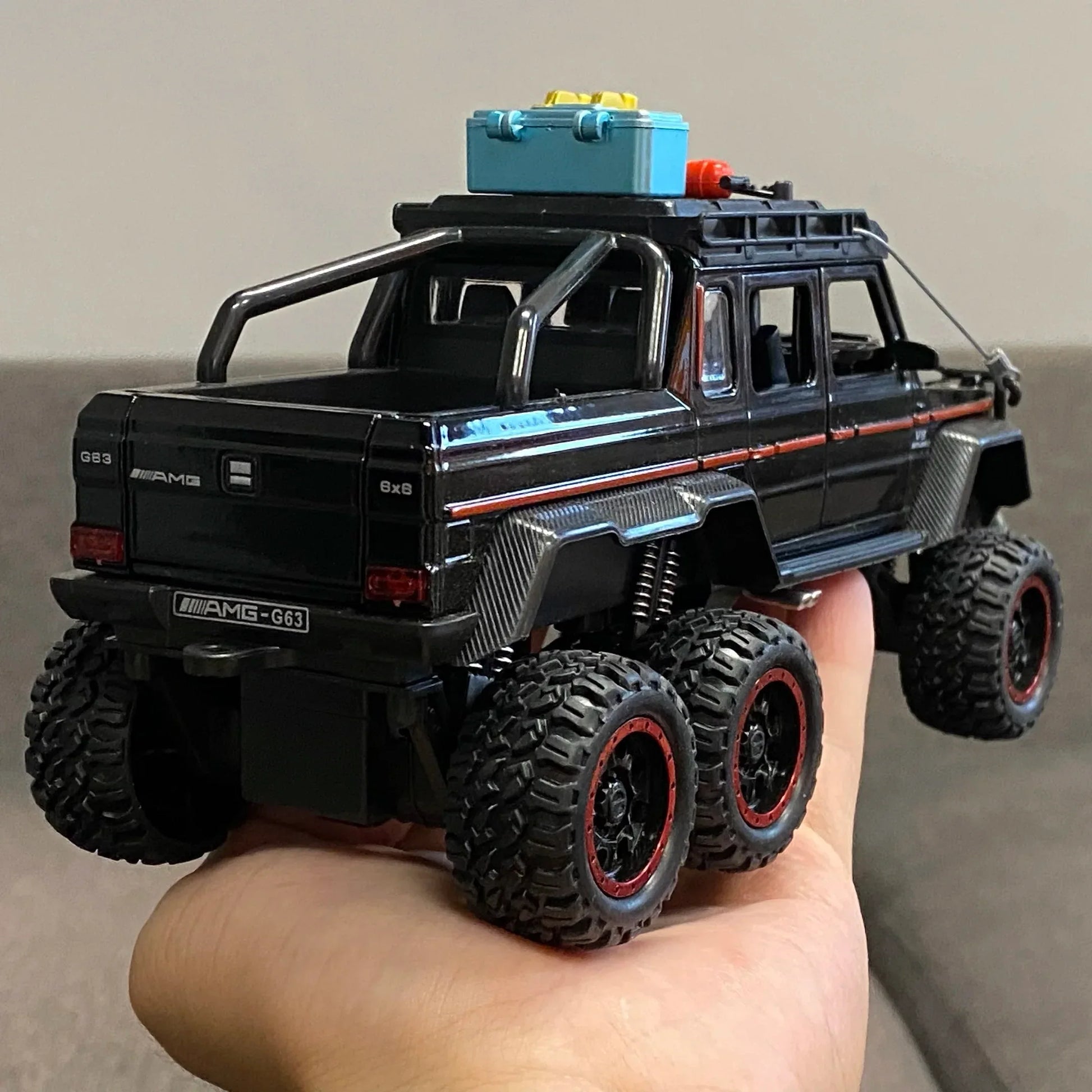 1:24 Diecast Benz G63 6x6 Adventure Edition Off Road SUV Alloy Sound Light - ToylandEU