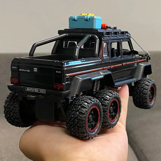 1:24 Diecast Benz G63 6x6 Adventure Edition Off Road SUV Alloy Sound Light - ToylandEU