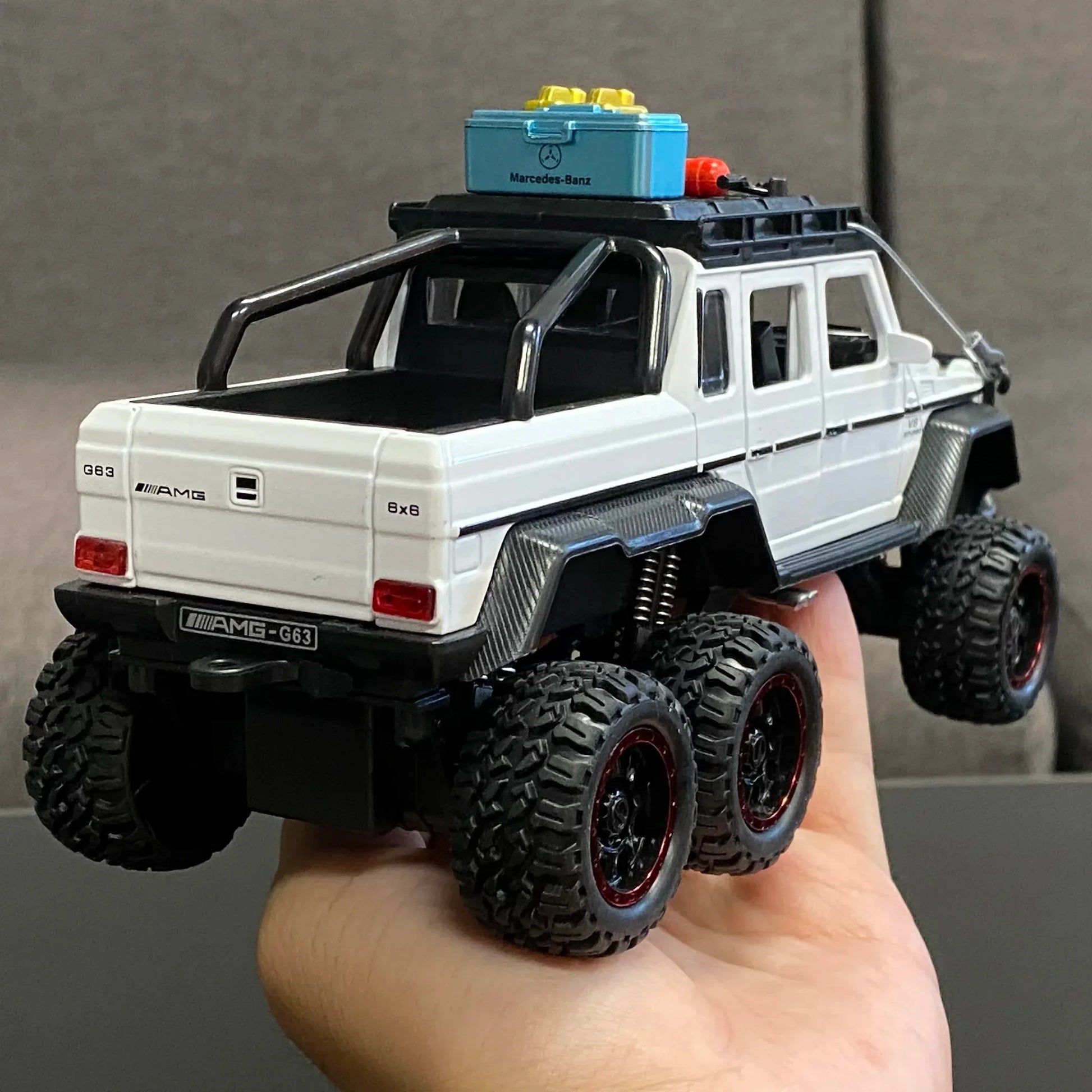 1:24 Diecast Benz G63 6x6 Adventure Edition Off Road SUV Alloy Sound Light - ToylandEU