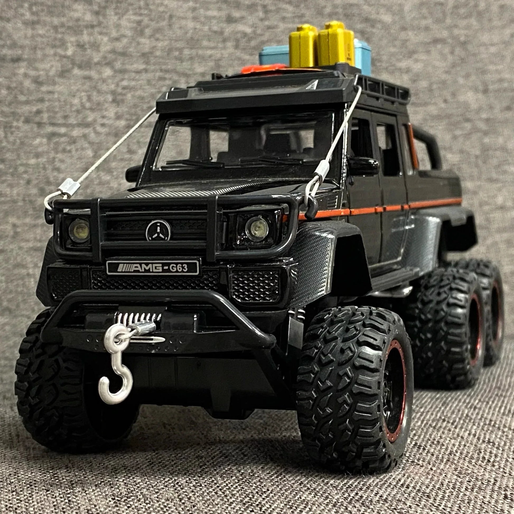 1:24 Diecast Benz G63 6x6 Adventure Edition Off Road SUV Alloy Sound Light - ToylandEU