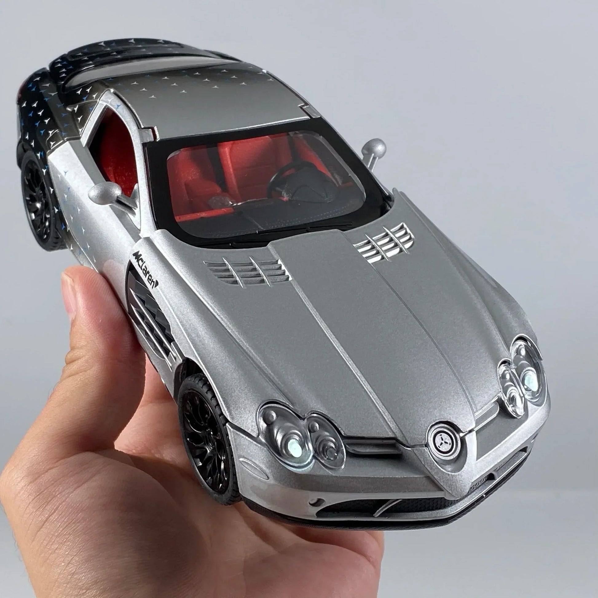 1:24 Diecast Benz SLR McLaren 722 AMG Metal Car Sound Light Pullback - ToylandEU