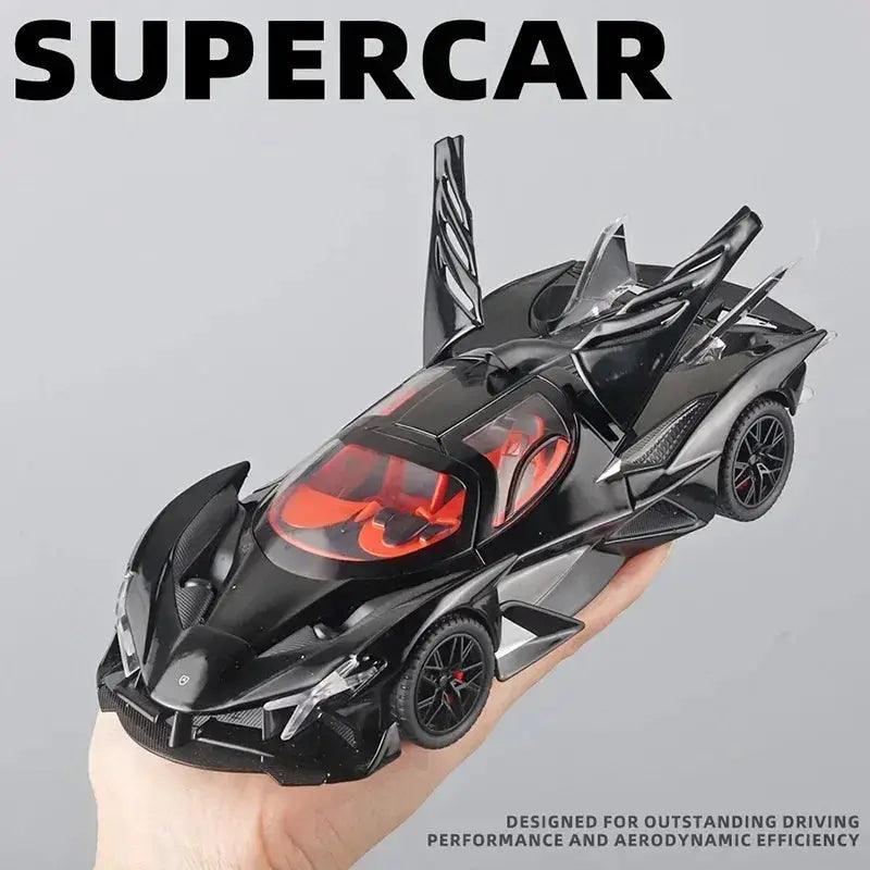  1 24 Diecast Bolide Model Car Pull Back Sound Light -  ToylandEU™