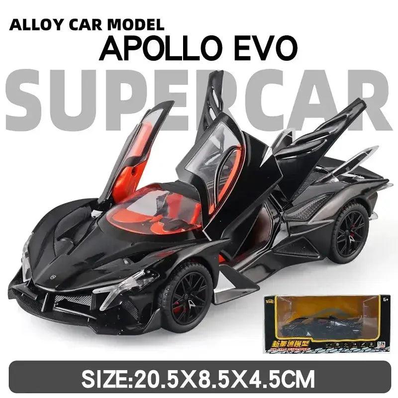  1 24 Diecast Bolide Model Car Pull Back Sound Light -  ToylandEU™