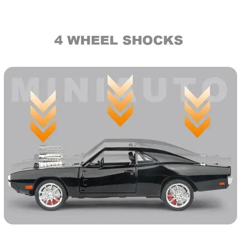  1 24 Diecast Dodge Charger 1970 Metal Sound and Light -  ToylandEU™