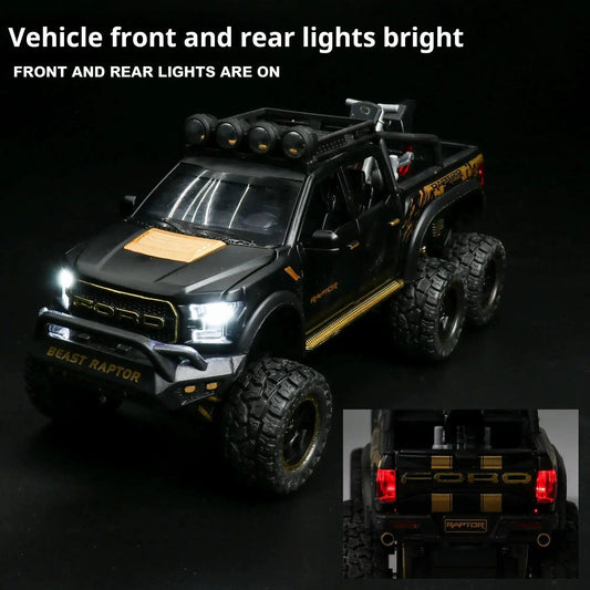  1:24 Diecast Ford Raptor Off Road Car Sound Lights -  ToylandEU™