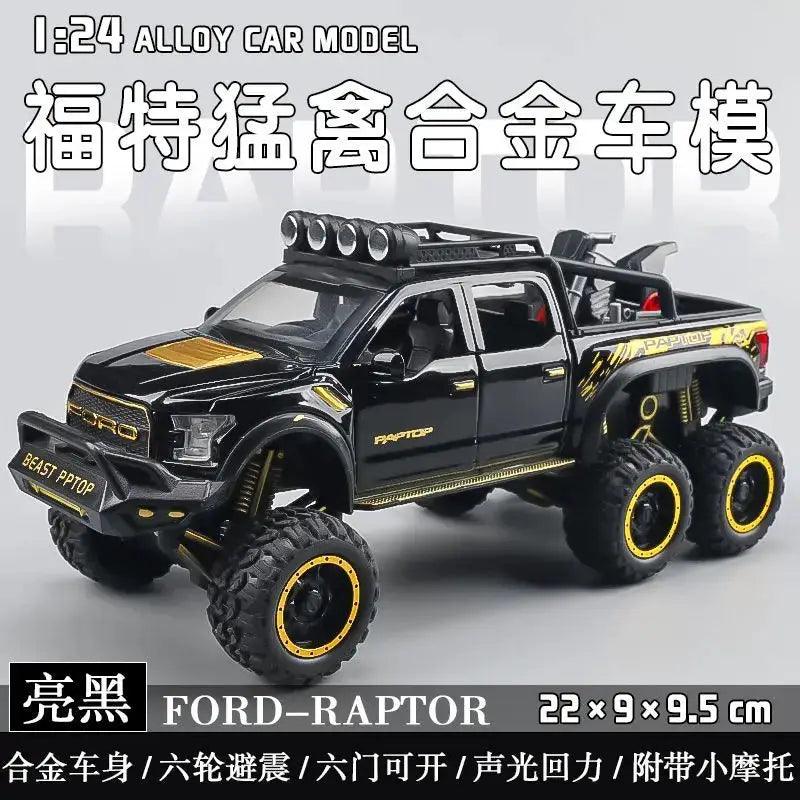  1:24 Diecast Ford Raptor Off Road Car Sound Lights -  ToylandEU™