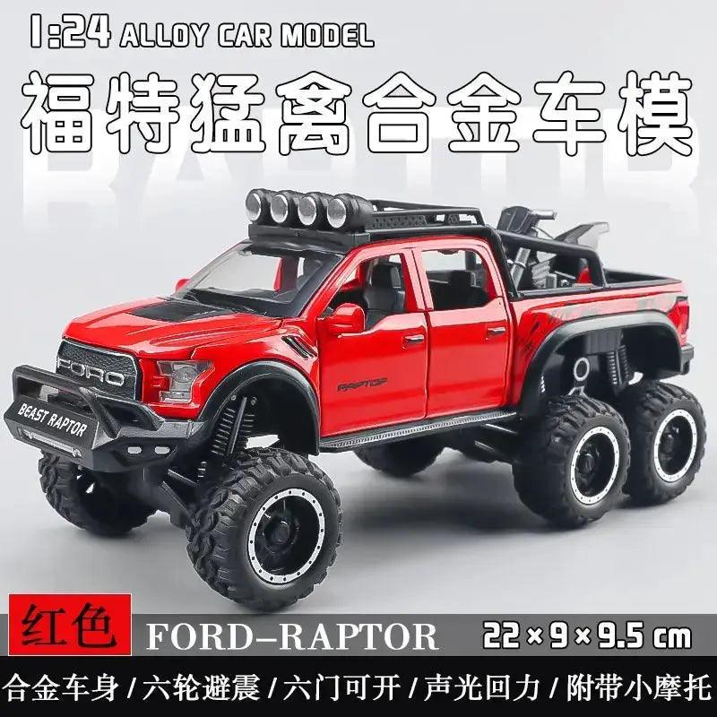  1:24 Diecast Ford Raptor Off Road Car Sound Lights -  ToylandEU™