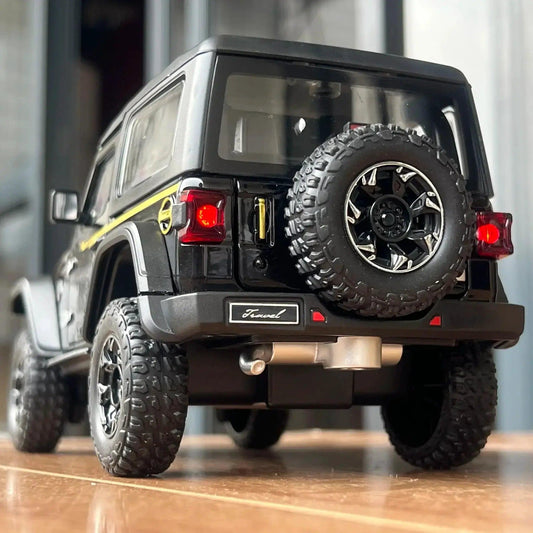  1:24 Diecast Jeep Wrangler Rubicon Pull Back Sound -  ToylandEU™