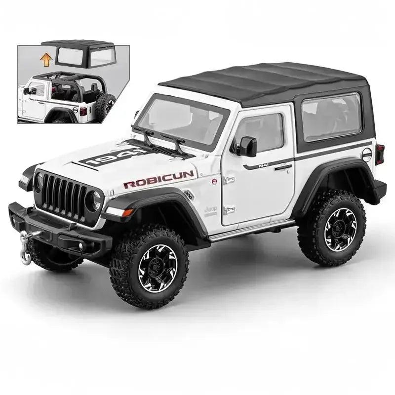  1:24 Diecast Jeep Wrangler Rubicon Pull Back Sound -  ToylandEU™