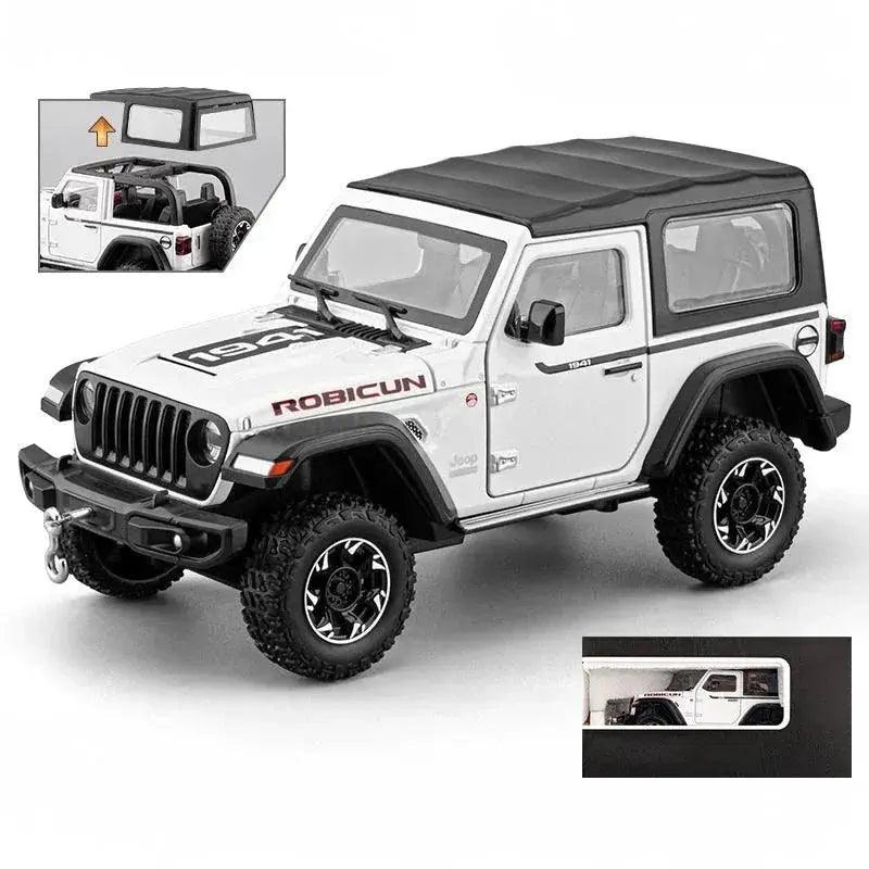  1:24 Diecast Jeep Wrangler Rubicon Pull Back Sound -  ToylandEU™