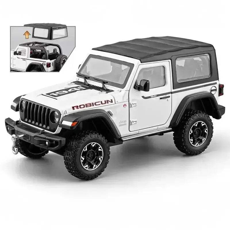  1:24 Diecast Jeep Wrangler Rubicon Pull Back Sound -  ToylandEU™