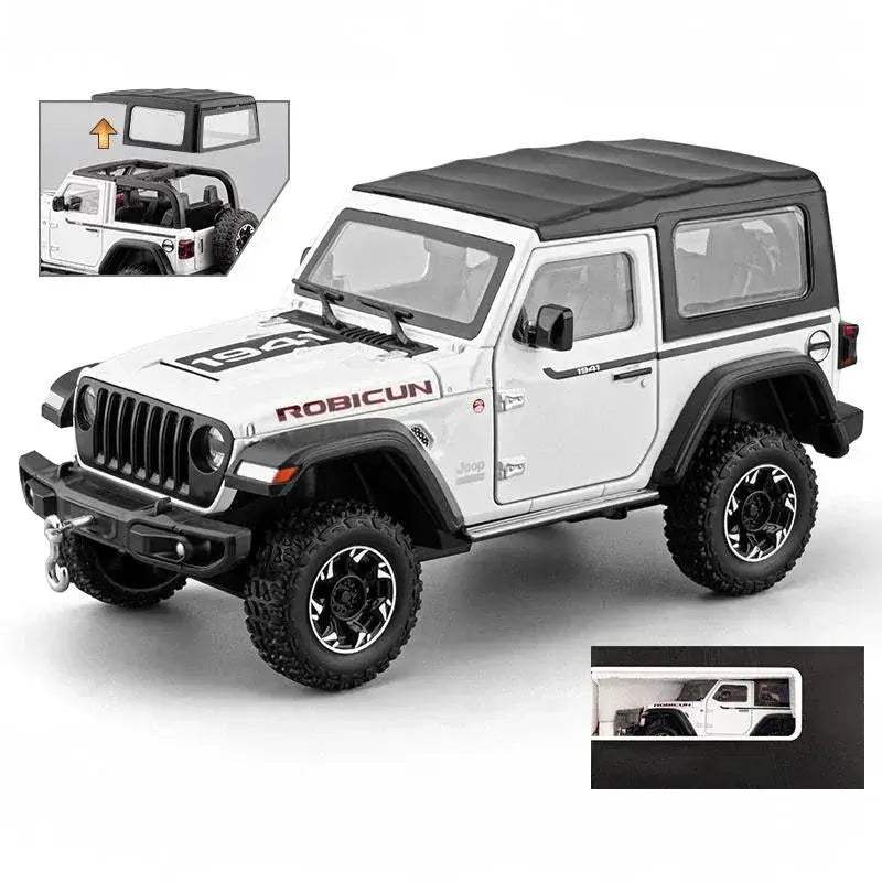  1:24 Diecast Jeep Wrangler Rubicon Pull Back Sound -  ToylandEU™