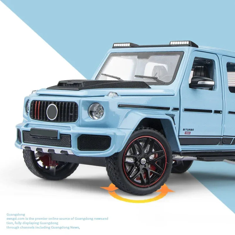 1:24 Diecast Mercedes Benz G800 Off Road SUV Metal Model Car - ToylandEU